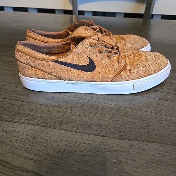NIKE 2015 ZOOM STEFAN JANOSKI ELITE SB 725074 201 CORK/LEATHER Size 10.5 Mens - Picture 3 of 3